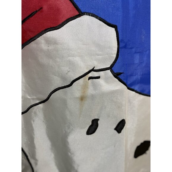 Yard Garden Flag Santa Snoopy Christmas Tree 27x39 Peanuts Gang - Picture 13 of 15